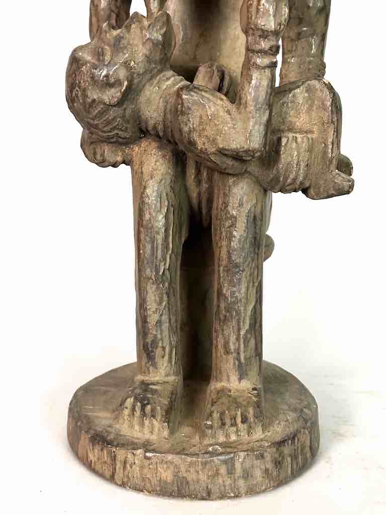 Ashanti Mother Suckling Child Spirit Statue | 24"