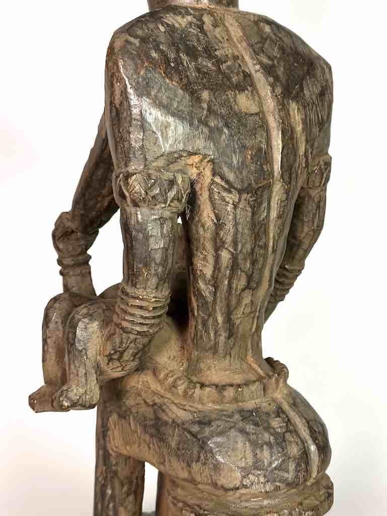 Ashanti Mother Suckling Child Spirit Statue | 24"