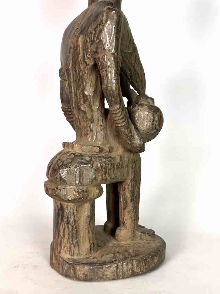 Ashanti Mother Suckling Child Spirit Statue | 24"