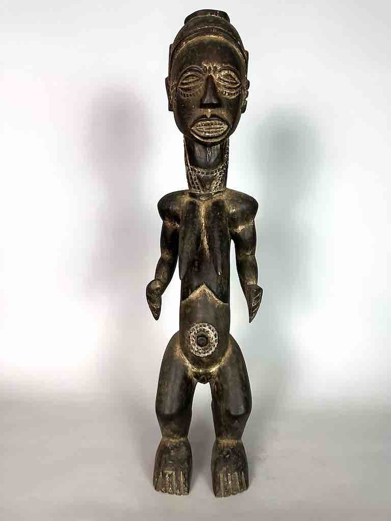 Large Baule Male Ancestor Spirit Statue | 30"