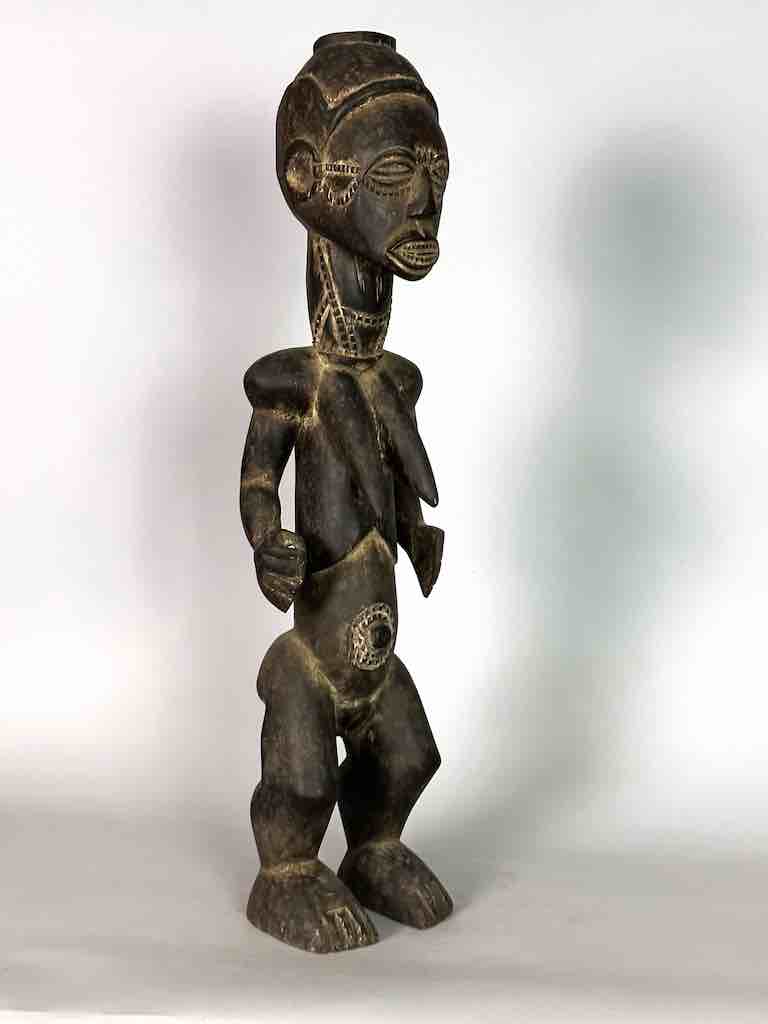 Large Baule Male Ancestor Spirit Statue | 30"