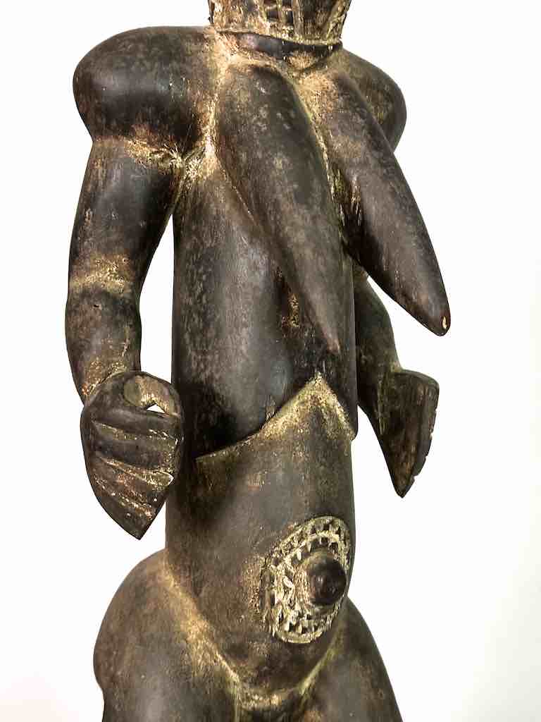 Large Baule Male Ancestor Spirit Statue | 30"