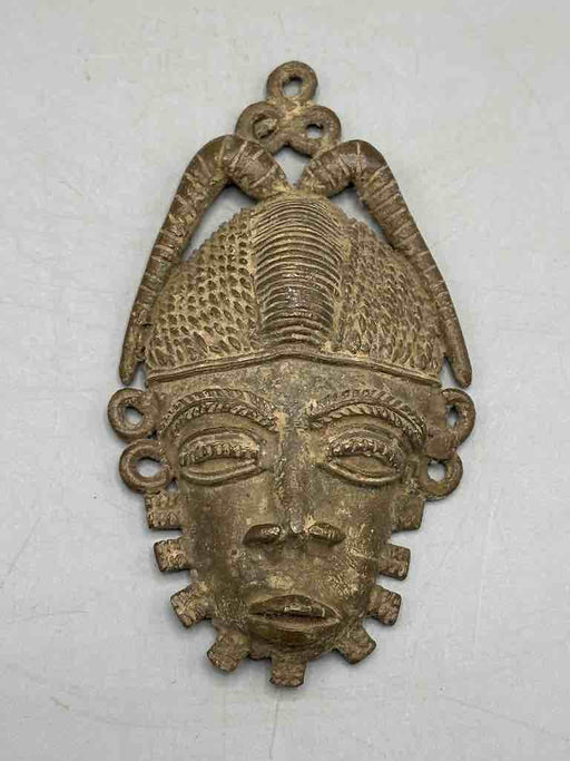 Large Vintage Baule Mask Pendant - Mali