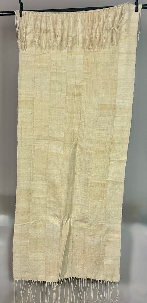 Mossi Homespun Cotton Natural Shawl - Burkina Faso - Niger Bend