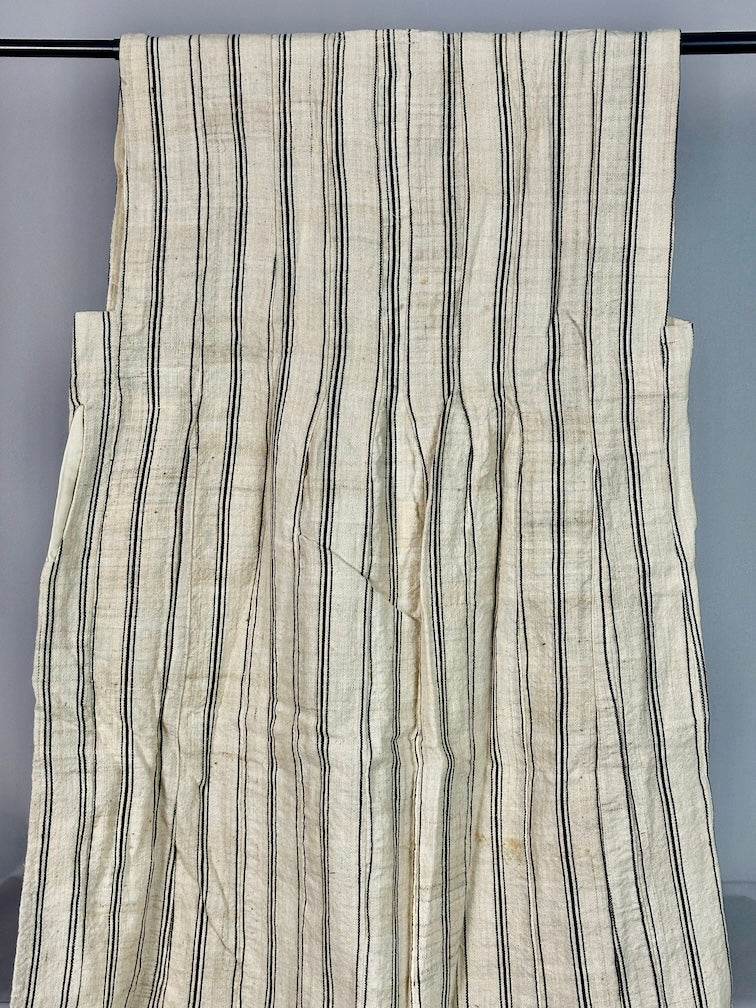 Mossi Homespun Cotton Natural Pleated Sleeveless Dress - Burkina Faso - Niger Bend