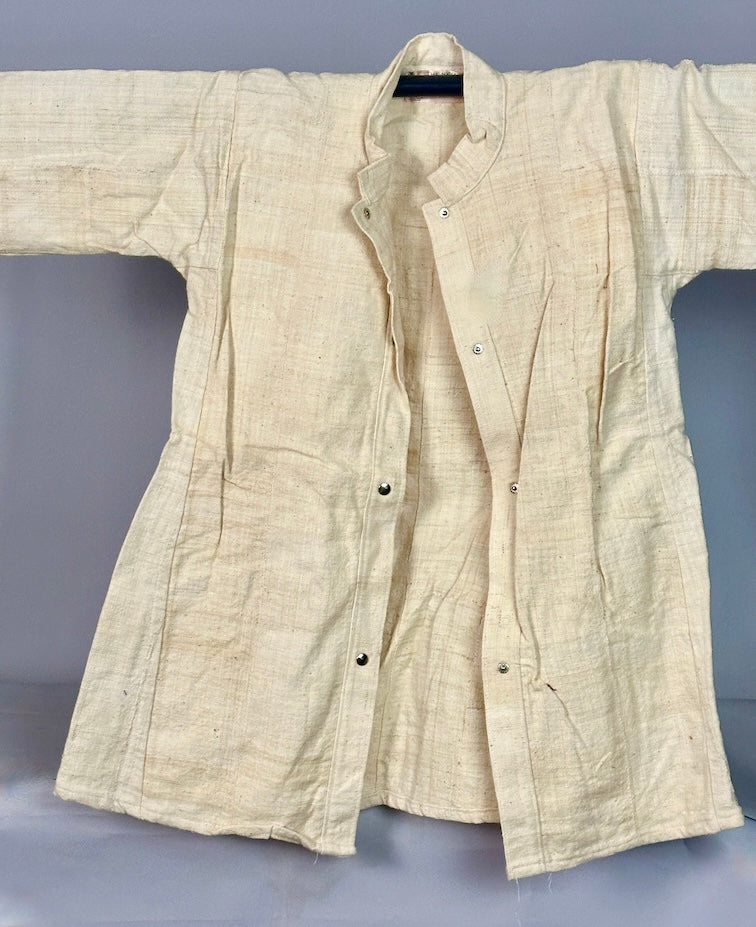 Mossi Homespun Cotton Natural Long Sleeve Jacket - Burkina Faso - Niger Bend