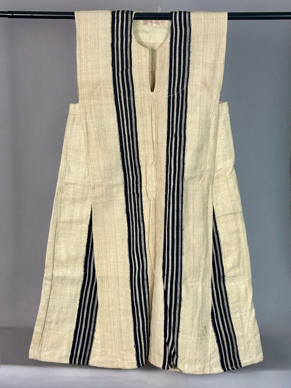 Mossi Homespun Cotton Natural Sleeveless Dress - Burkina Faso - Niger Bend