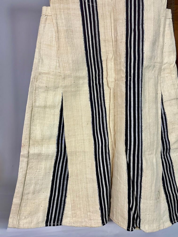 Mossi Homespun Cotton Natural Sleeveless Dress - Burkina Faso - Niger Bend