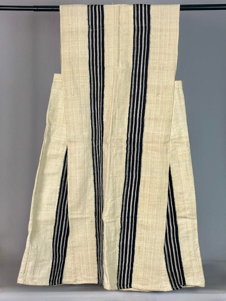 Mossi Homespun Cotton Natural Sleeveless Dress - Burkina Faso - Niger Bend