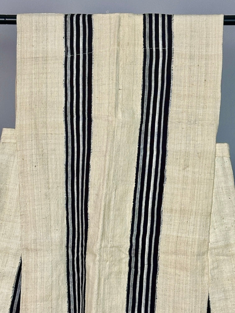 Mossi Homespun Cotton Natural Sleeveless Dress - Burkina Faso - Niger Bend