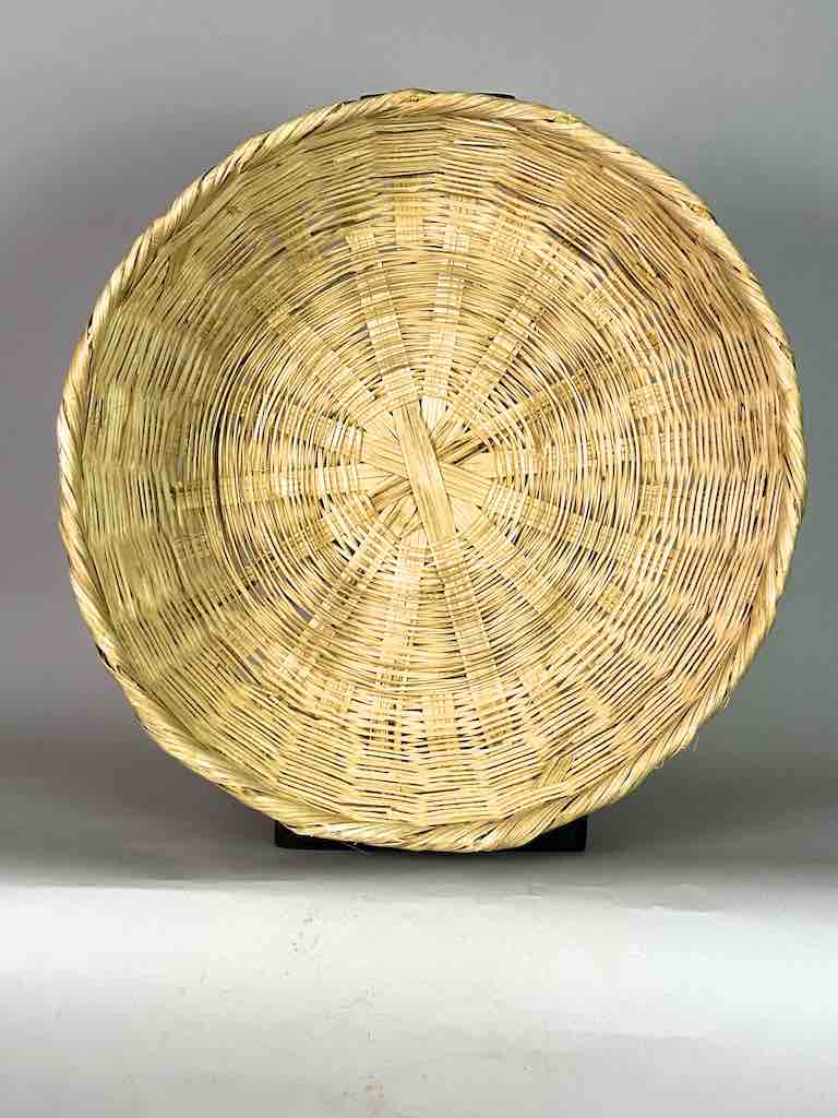 Large Palm Frond Market Basket - El Salvador