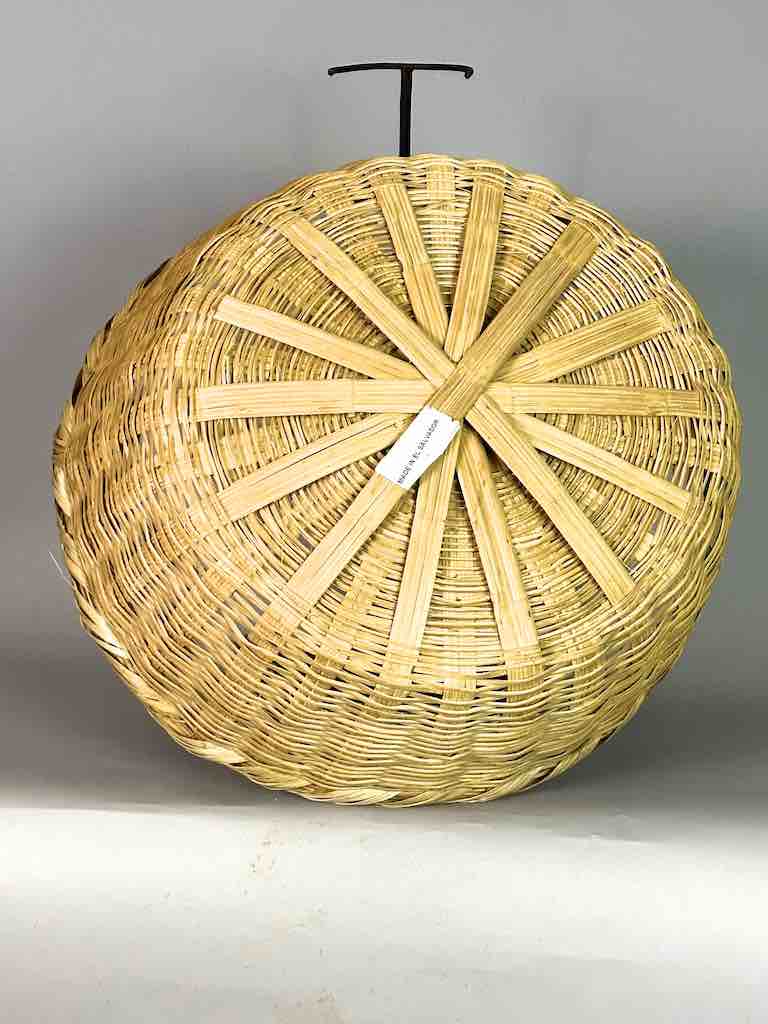 Large Palm Frond Market Basket - El Salvador