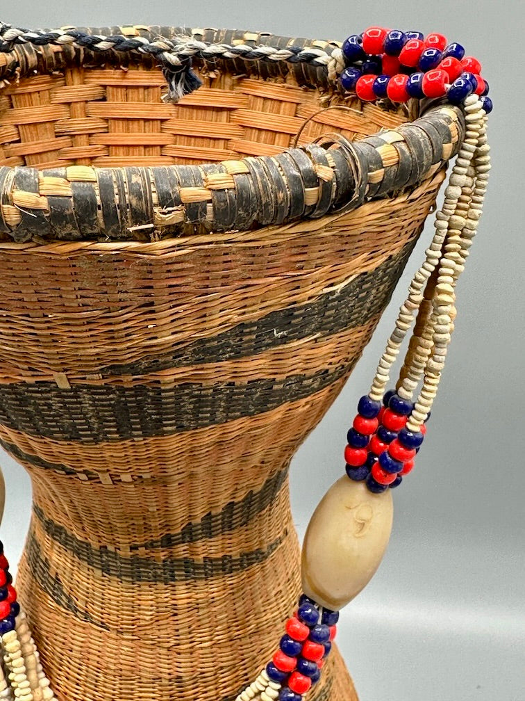 Smallest Excavated Clay Bead/Carnelian, Glass Bead Necklace - Mali
