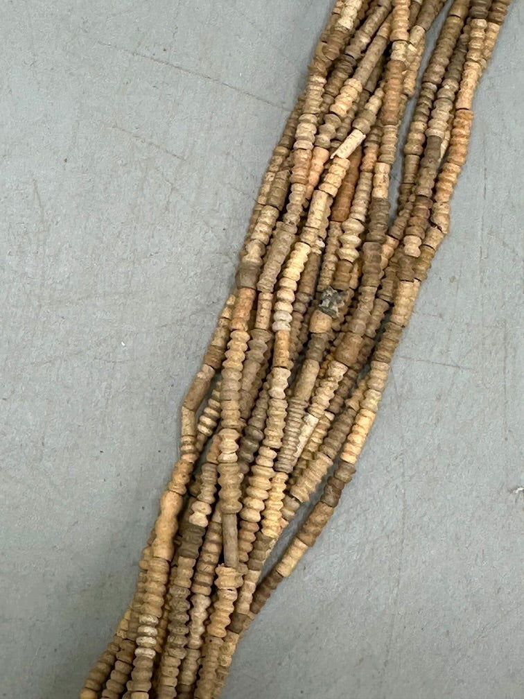 Smallest Excavated Clay Bead, Clay Spindle Whorl, Brass Pendant Necklaces - Mali