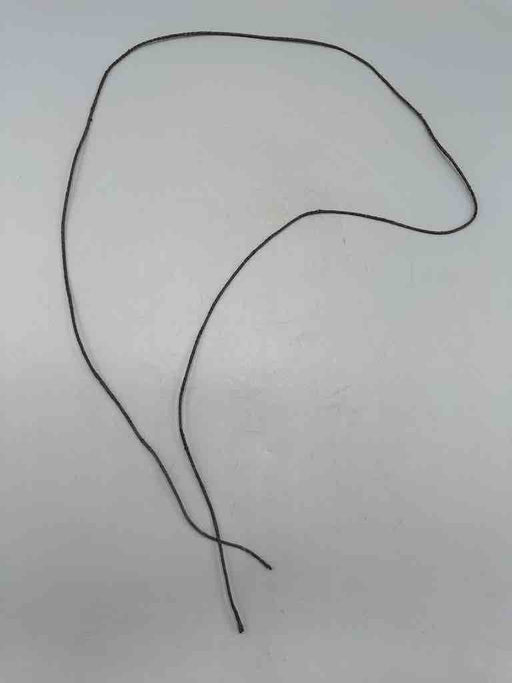 Twisted Black Goat Leather Single Strand Cord for Jewelry Design