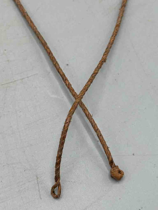 Twisted Heavy Natural Goat Leather Single Strand Cord for Jewelry Design