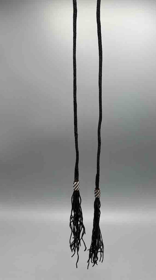 Heavy Muliple Very Fine Leather Strand Braided Necklace Component  - Niger