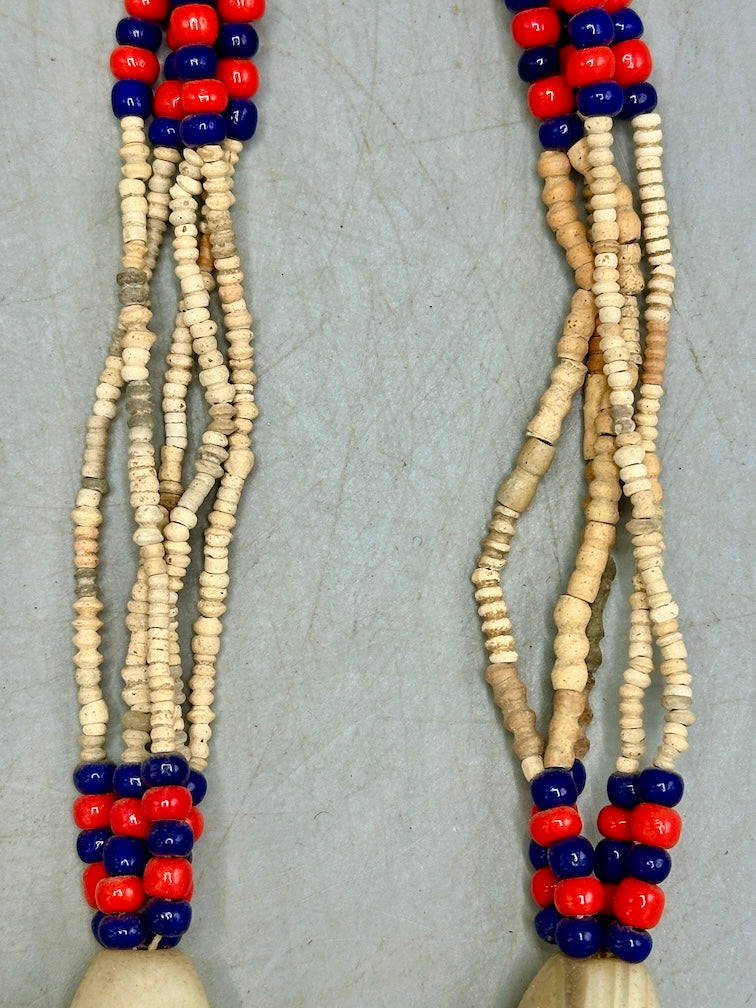 Smallest Excavated Clay Bead/Carnelian, Glass Bead Necklace - Mali