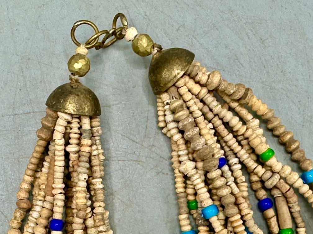 Smallest Excavated Clay Bead, Tiny Glass Bead Necklaces - Mali