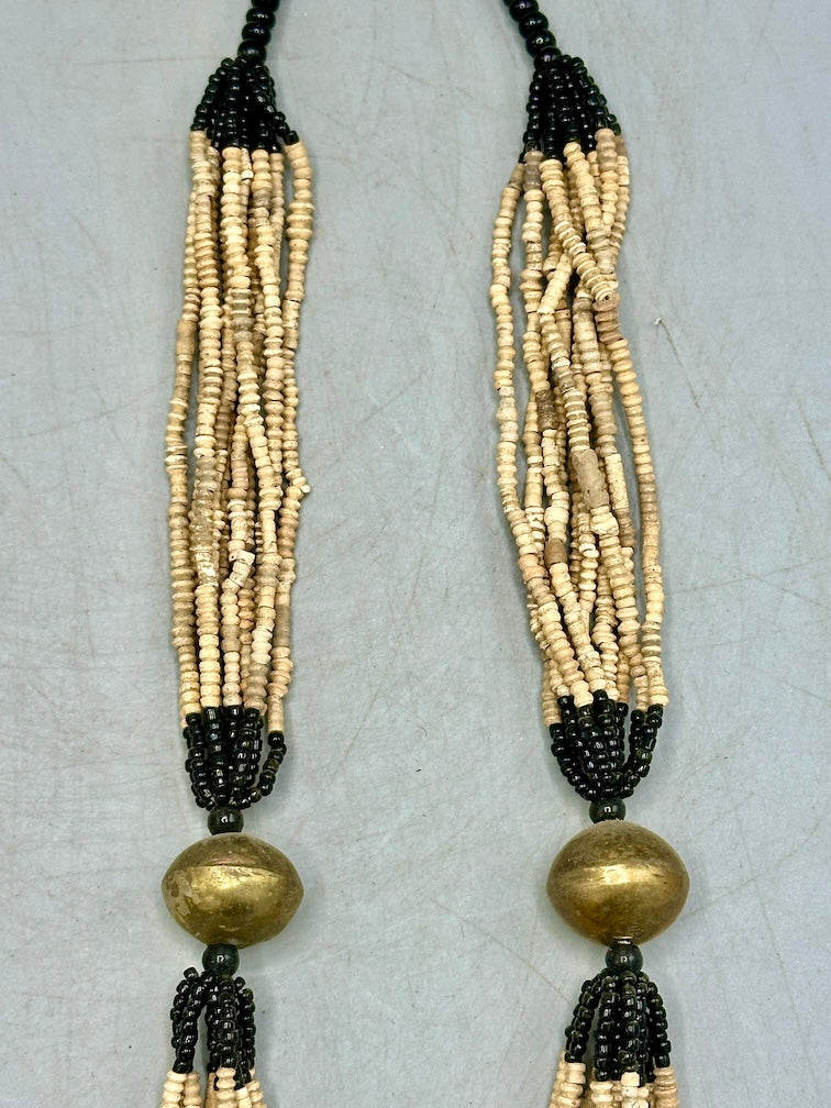 Smallest Excavated Clay Bead, Tiny Glass Bead Necklaces - Mali