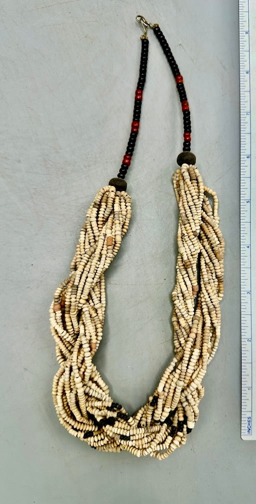 Smallest Excavated Clay Bead, Tiny Glass Bead Necklaces - Mali