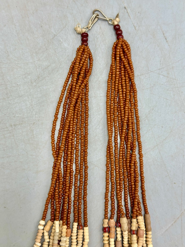 Smallest Excavated Clay Bead, Tiny Glass Bead Necklaces - Mali