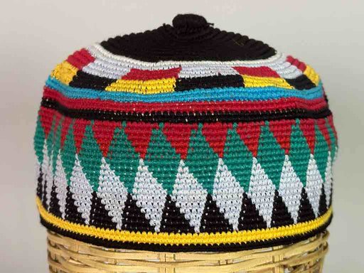 Extra Large Size Woven Cotton African Kufi Men's Hat