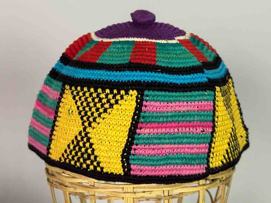 Extra Large Size Woven Cotton African Kufi Men's Hat