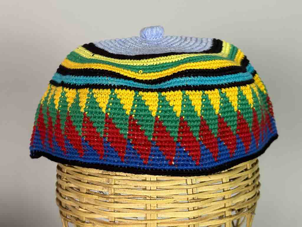 Extra Large Size Woven Cotton African Kufi Men's Hat