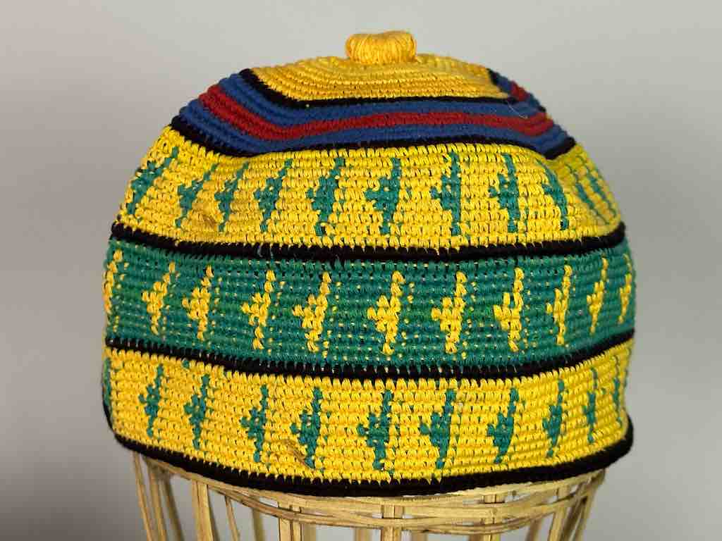 Extra Large Size Woven Cotton African Kufi Men's Hat