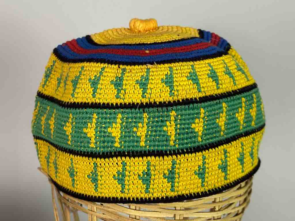 Extra Large Size Woven Cotton African Kufi Men's Hat