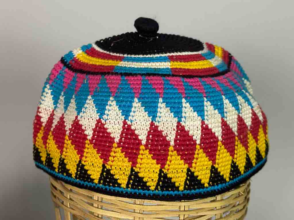 Extra Large Size Woven Cotton African Kufi Men's Hat