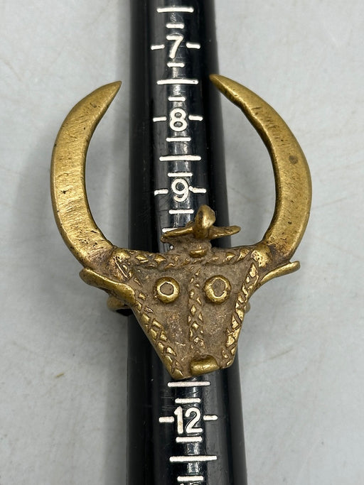 Akan Proverbial Brass Ring: Wisdom Governs Strength - Size 10+