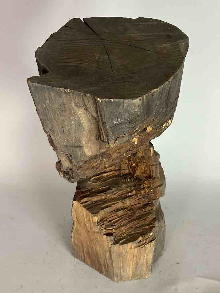 African Woodblock Stool Transformational & Sculptural- Ivory Coast