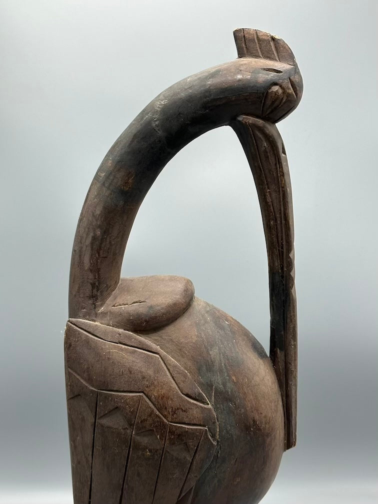 Senufo Contemporary Hornbill Statue | 18" - Mali