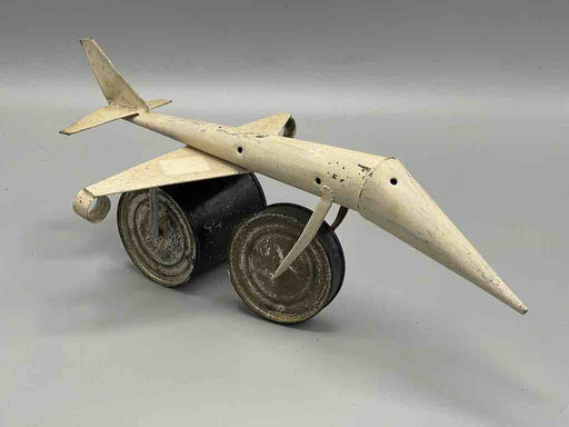 African Recycled Metal Can Toy Concorde Airplane - Senegal