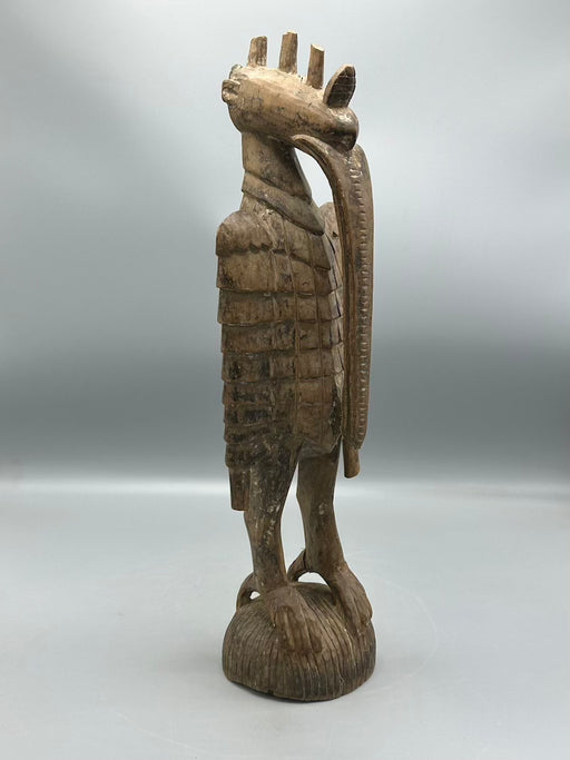 Senufo Contemporary Hornbill Statue | 17" - Mali