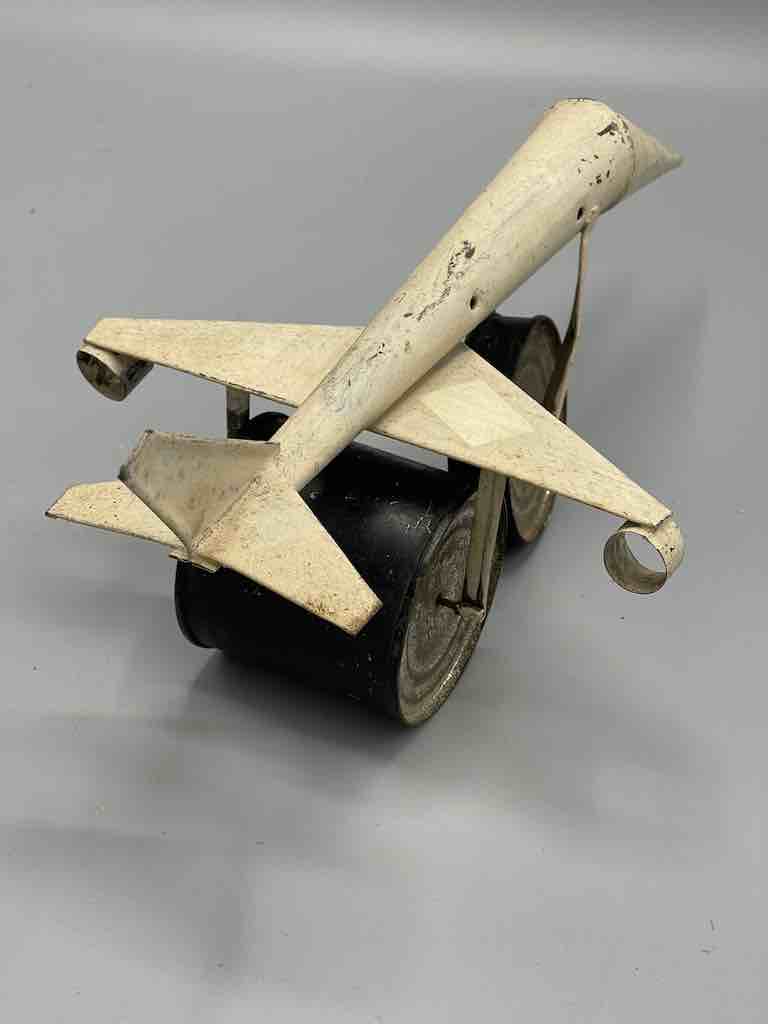 African Recycled Metal Can Toy Concorde Airplane - Senegal