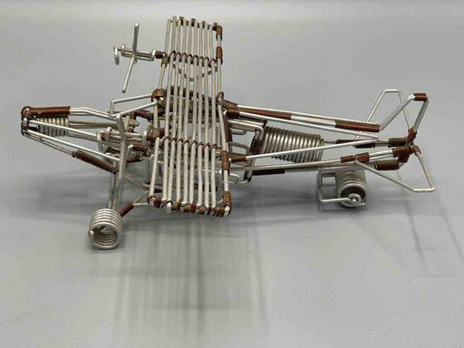 African Recycled Wire Toy 2-Propellor Airplane - Niger