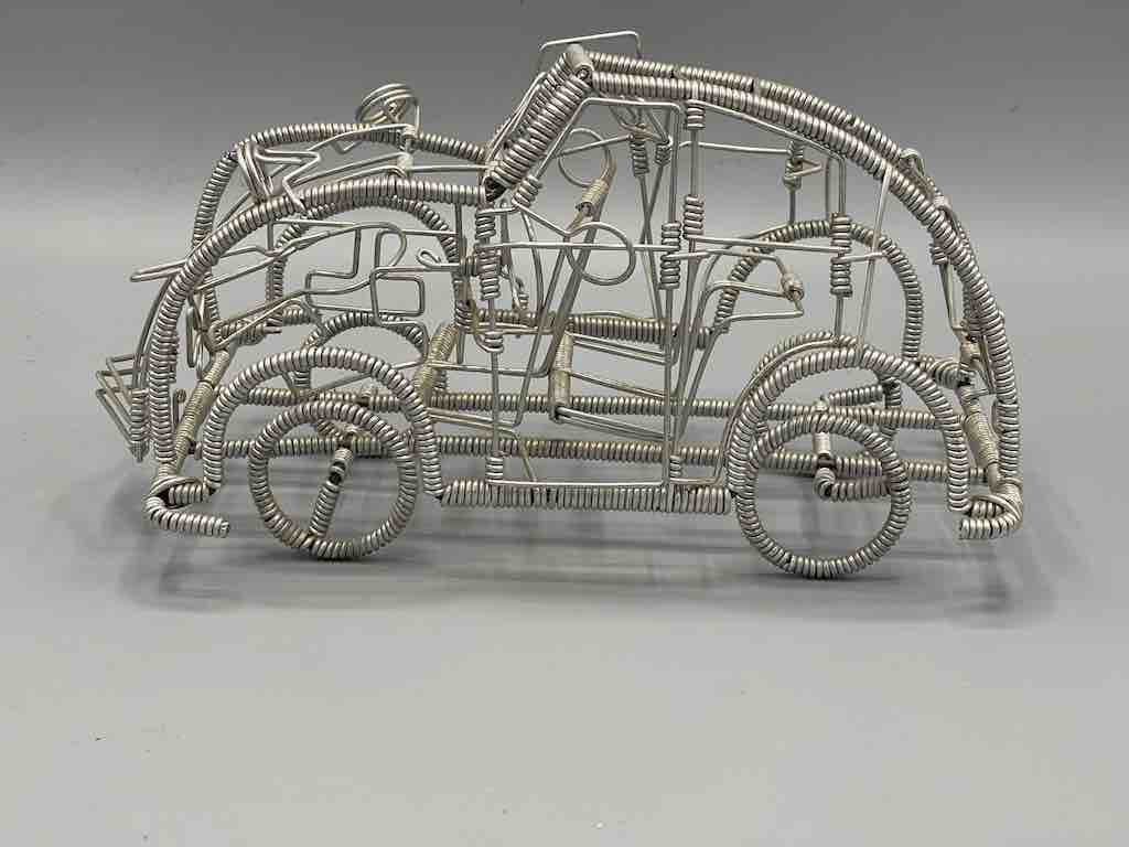 Large African Recycled Wire Toy Car - Niger