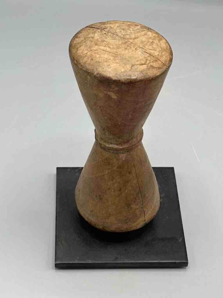 Very Old Used Baule Medicine Pestle, on Base - Ivory Coast