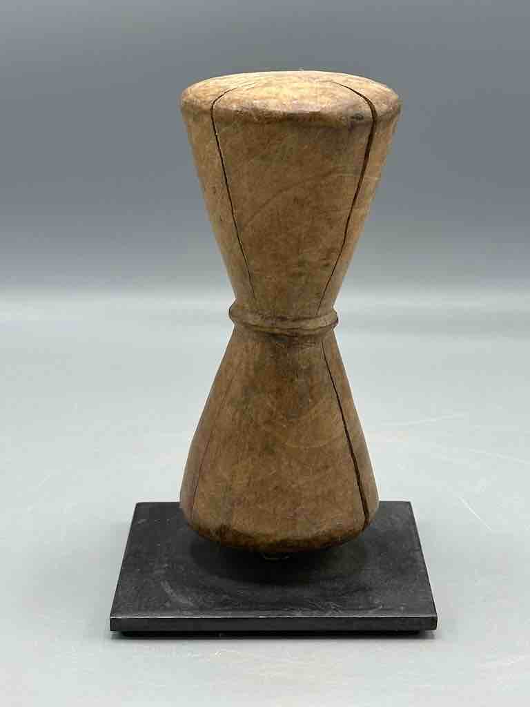 Very Old Used Baule Medicine Pestle, on Base - Ivory Coast