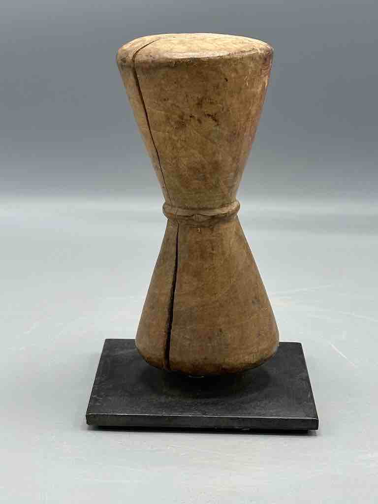 Very Old Used Baule Medicine Pestle, on Base - Ivory Coast