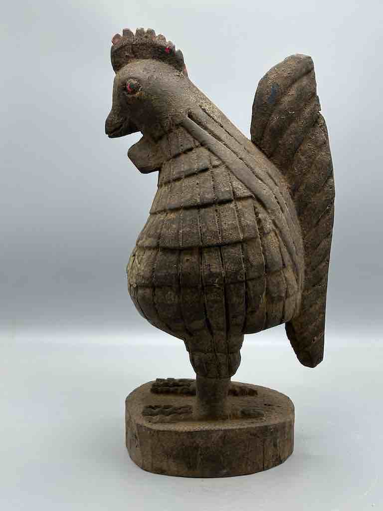 Wooden Baule Chicken Figure | Ivory Coast, Africa