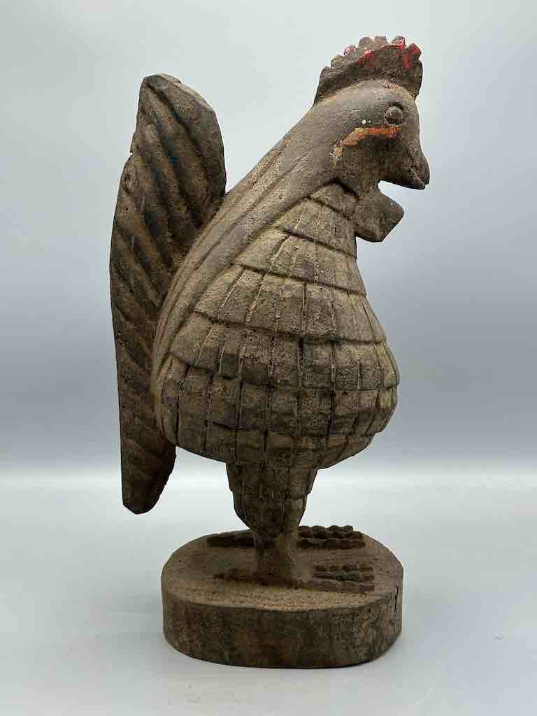 Wooden Baule Chicken Figure | Ivory Coast, Africa