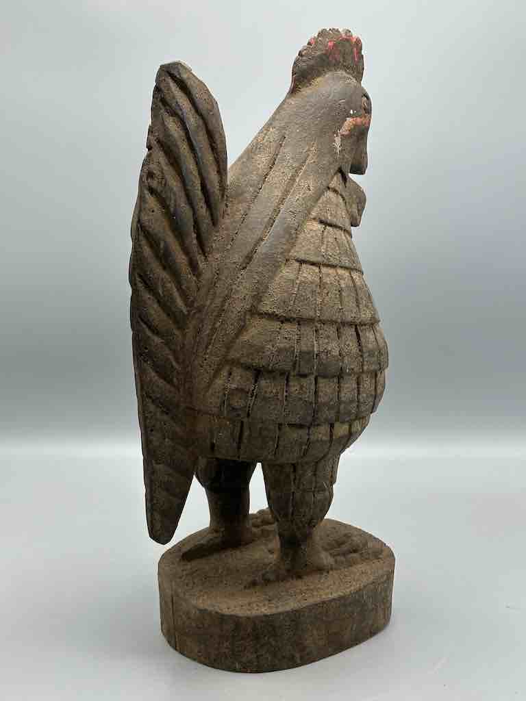 Wooden Baule Chicken Figure | Ivory Coast, Africa