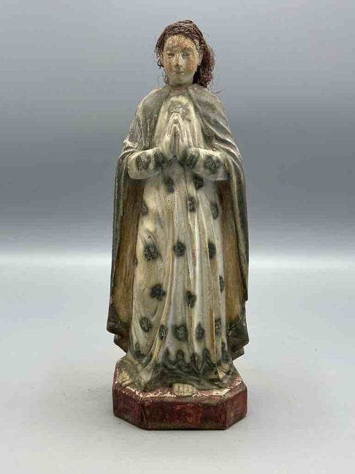 Small Antique Vietnamese Catholic Female Saint Figure