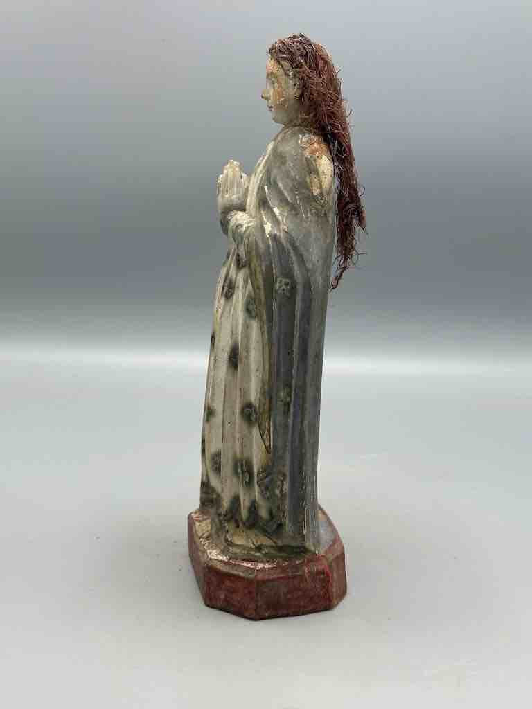 Small Antique Vietnamese Catholic Female Saint Figure