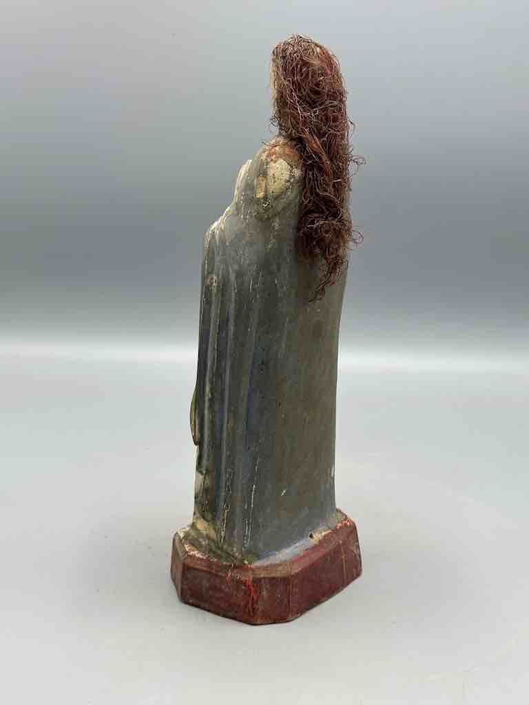 Small Antique Vietnamese Catholic Female Saint Figure