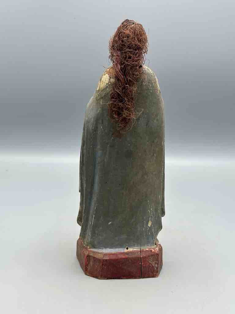 Small Antique Vietnamese Catholic Female Saint Figure